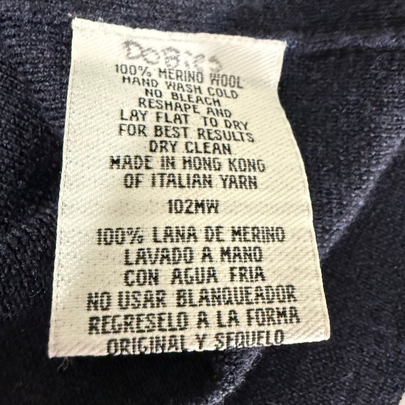 Eileen Fisher Petite Knit Midi Skirt Navy Blue Merino Wool Sz PSPS - Picture 4 of 6